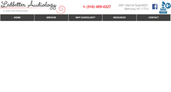 Desktop Screenshot of ledbetteraudiology.com